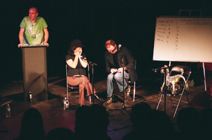 Marcus Jones, Fiona O'Loughlin, Tom Gleeson & Erik the Dog